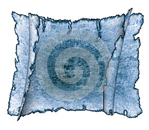 blue antique parchment paper scrolls