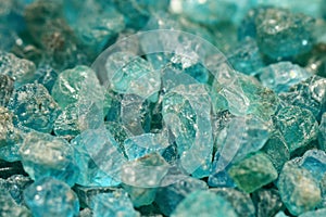 Blue apatite mineral texture photo