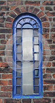 Blue Arched Window