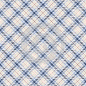 Blue Argyle Tartan Seamless Pattern