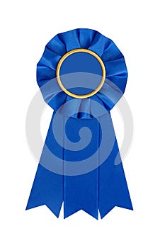 Blue Award 1st Place Winner Ribbon