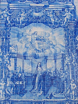 Blue azulejos photo