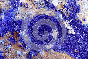 blue azurite mineral texture