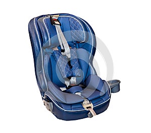 Blue baby auto car seat