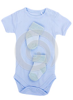 Blue baby clothes