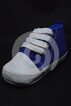 Blue baby shoe