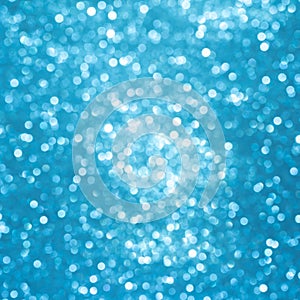 Blue background for christmas navy glitter sparkle. Abstract bokeh light shiny dark holiday.