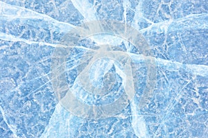 Blue background of Ice texture