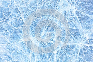 Blue background of Ice texture