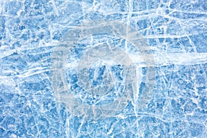 Blue background of Ice texture