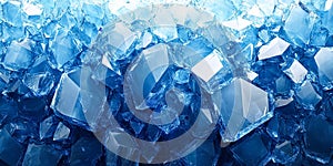 Blue background with many blue cubes