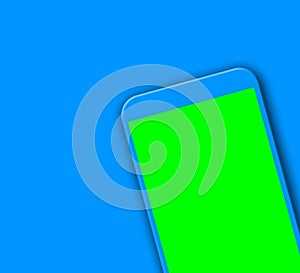 blue background smart phone 02