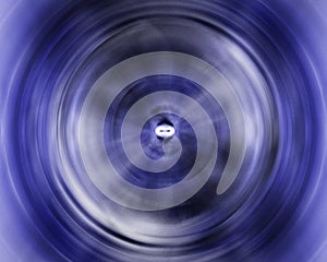 Blue Background Spiral