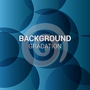 Round Blue Background circle illustrated vector image