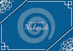 Blue background for eid al adha celebration