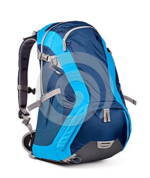 Blue backpack