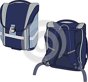 Blue backpack