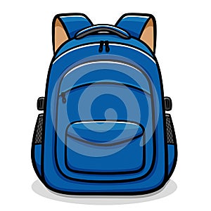 Blue backpack or school bag