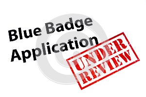 Blue Badge Application Under Review