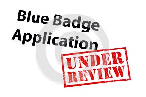 Blue Badge Application Under Review
