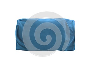 Blue bag isolated over white