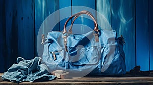 Blue Bag Photograph: Young Design, Blue Tone, Hd