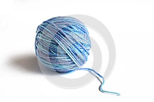 Blue ball of wool