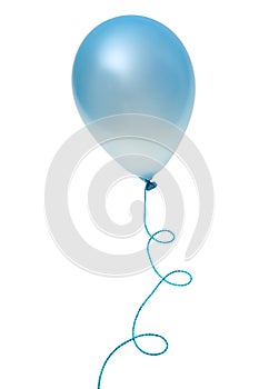 Blue balloon photo