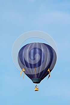 Blue balloon vertical