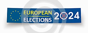 Paper Banner European Elections 2024 photo