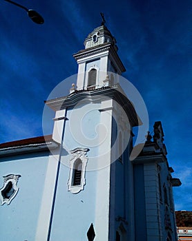 Blue baroque church photo