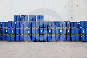 Blue Barrels