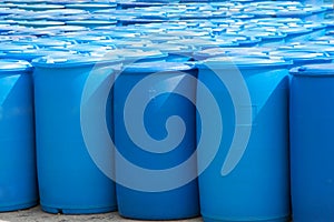 Blue Barrels