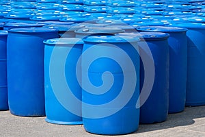 Blue Barrels