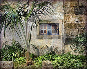 Blue Bars, Painterly and Textured, in Portugal