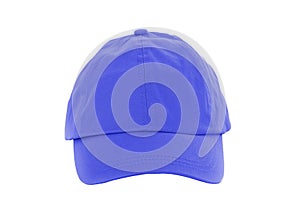 Blue Baseball Cap isolated on white