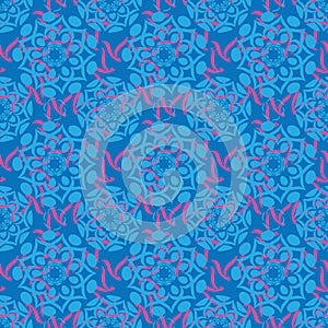 Blue Batik Ornament