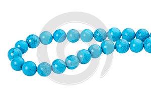 Blue beads