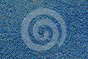 Blue beads texture