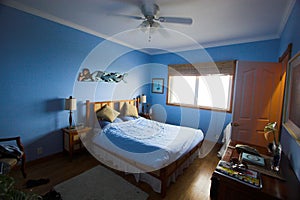 Blue bedroom