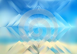 Blue and Beige Abstract Graphic Background