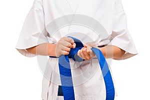 Blue belt.