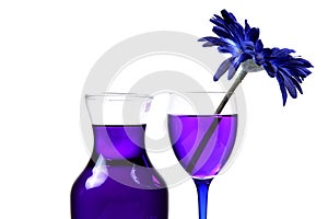 Blue-berry party drink