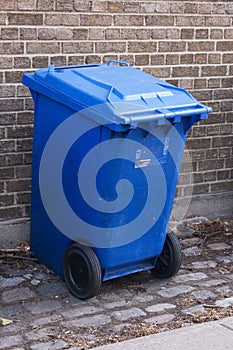 Blue bin