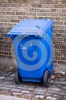 Blue bin