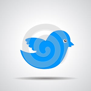 Blue bird icon