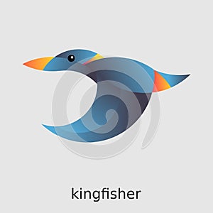 Blue bird logo Kingfisher