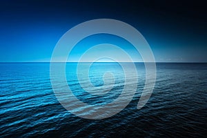 Blue and black abstract gradient background