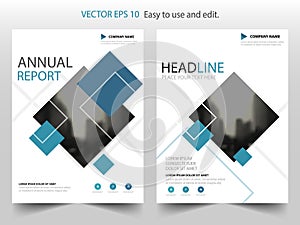 Blue black label Vector Brochure annual report Leaflet Flyer template design, book cover layout design,