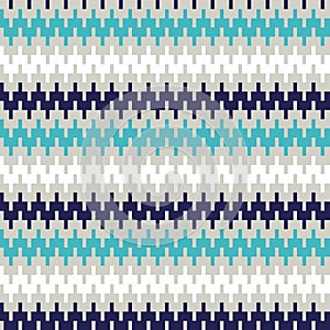 Blue and black zigzag stripes seamless pattern